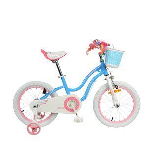 Купити Велосипед RoyalBaby STAR GIRL 16", OFFICIAL UA, синій з доставкою по Україні