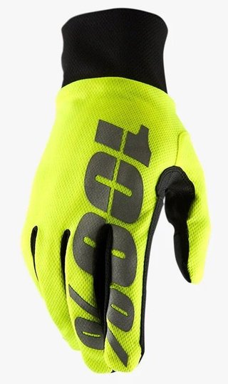 Водостійкі перчатки 100% Hydromatic Waterproof Glove (Fluo Yellow), M (9), M