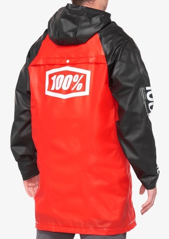 Дощовик Ride 100% TORRENT Raincoat (Red), S