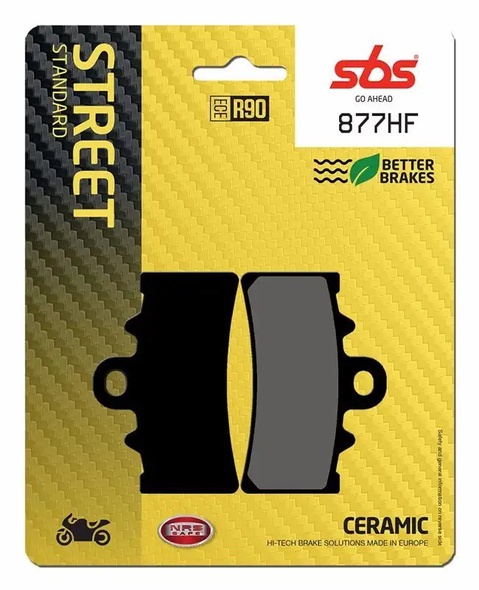 Колодки гальмівні SBS Standard Brake Pads, Ceramic (614HF)