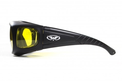 Очки защитные с уплотнителем Global Vision Outfitter (yellow) Anti-Fog, желтые