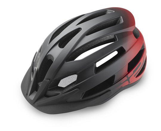 Купить Шлем R2 Spirit цвет красный. черный матовый размер M: 55-59 см с доставкой по Украине