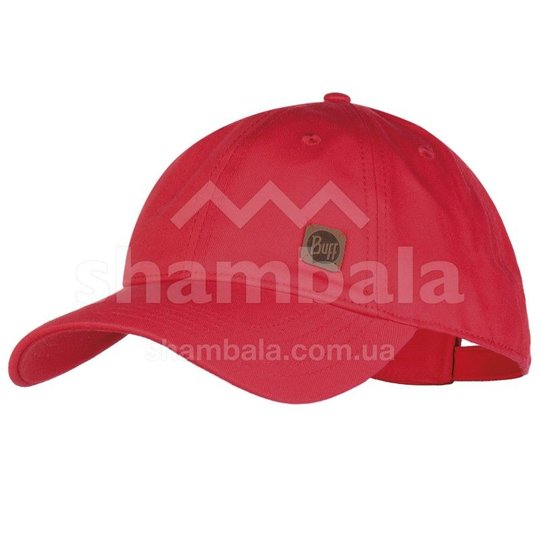 BASEBALL CAP SOLID red, One Size, Кепка, Синтетичний