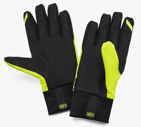Водостойкие перчатки 100% HYDROMATIC Waterproof Glove (Fluo Yellow), M (9)