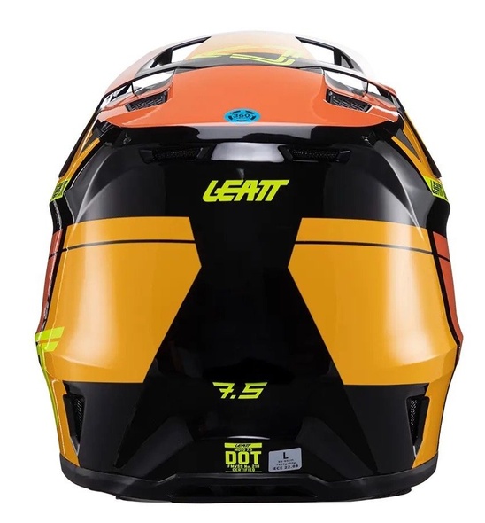 Шолом LEATT Helmet Moto 7.5 + Goggle (Citrus), M