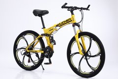 Купити Велосипед на литых дисках KUCHER MODEL — 1 26" Yellow 2021 з доставкою по Україні