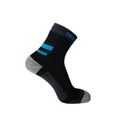 Шкарпетки водонепроникні Dexshell Running, p-p XL, з блакитними смугами, 76% drirelease® Wool yarns, 24% нейлон, мембрана Porelle®