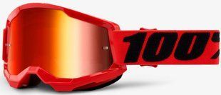 Очки 100% STRATA 2 Goggle (Red), Mirror Red Lens