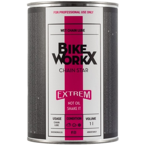 Купить Смазка для цепи BikeWorkX Chain Star Extreme банка 1L с доставкой по Украине