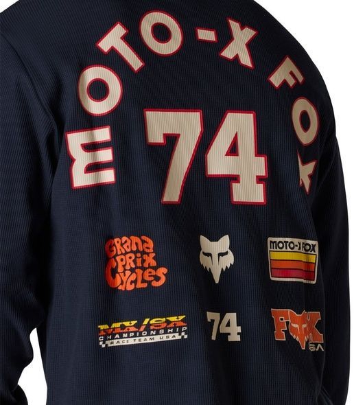 Купити Футболка FOX THERMAL Long Sleeve Tee - CIRCA 74 (Midnight), XL з доставкою по Україні