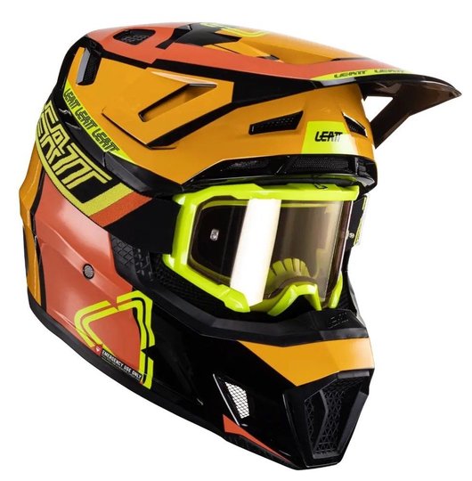 Шолом LEATT Helmet Moto 7.5 + Goggle (Citrus), L