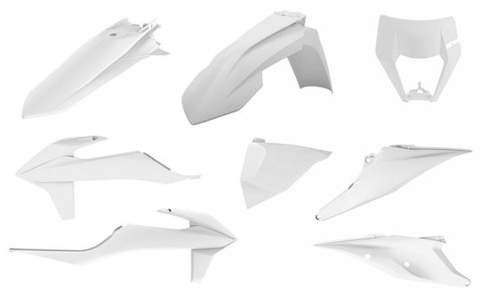 Пластик Polisport ENDURO kit - KTM (20-) (White), KTM (90910)