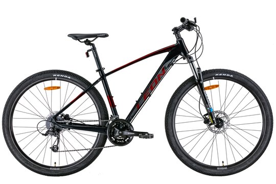 Купити Велосипед 29" Leon TN-80 AM Hydraulic lock out HDD 2022 чорний з червоним м з доставкою по Україні