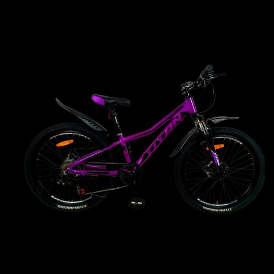 Купить Велосипед Titan DRONE 24" 11" Фіолетовий-Чорний с доставкой по Украине