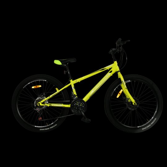 Купити Велосипед CROSSBIKE Spark D 26" 13" Неоновий-Жовтий з доставкою по Україні