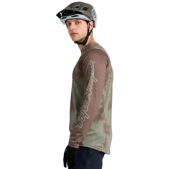 Купить Джерси TLD SKYLINE CHILL JERSEY SCATTERED [OLIVE] XL с доставкой по Украине