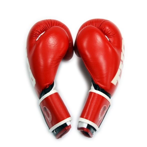Перчатки боксерские THOR SHARK 10oz /Кожа /красные