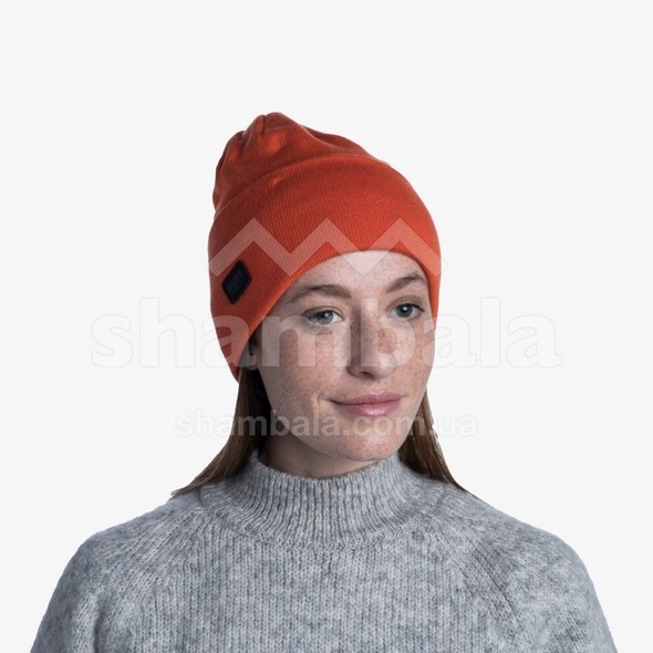 KNITTED HAT NIELS tangerine