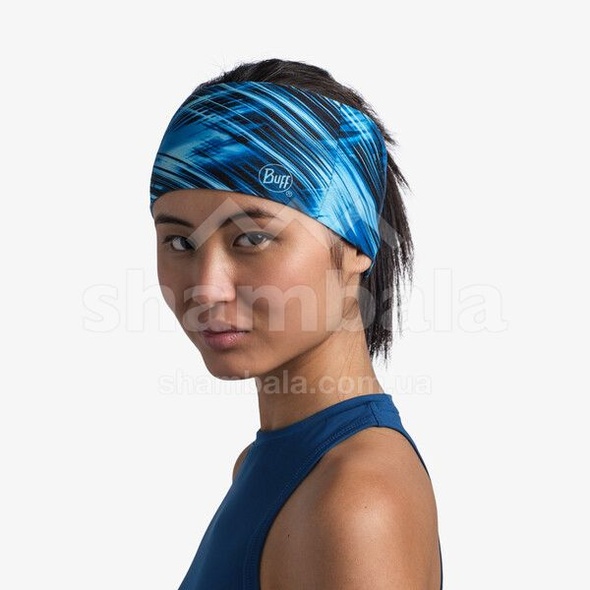 Coolnet UV+ Wide Headband Edur Blue повязка на голову, One Size, Пов'язка на голову, Синтетичний
