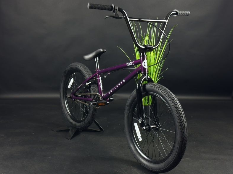 Купити Велосипед BMX 20" Outleap Revolt Plum 2022, фіолетовий з доставкою по Україні