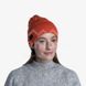 KNITTED HAT NIELS tangerine, One Size, Шапка, Комбінований