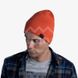 KNITTED HAT NIELS tangerine, One Size, Шапка, Комбінований