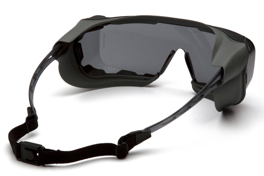 Очки защитные с уплотнителем Pyramex Cappture-Plus (gray) Anti-Fog, серые