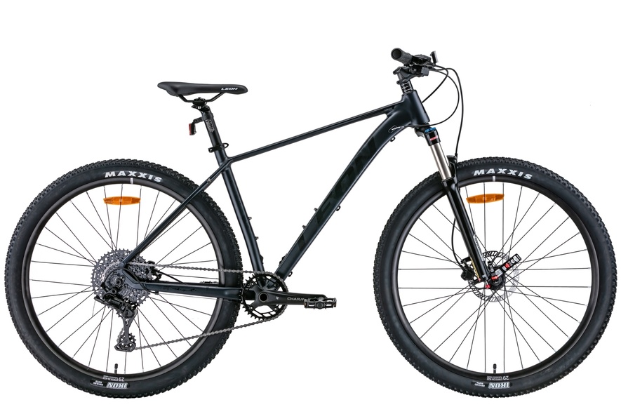 Купити Велосипед 29" Leon TN-50 AM Hydraulic lock out HDD 2022 сірий із чорним м з доставкою по Україні