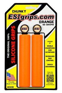 Купить Грипсы ESI Chunky Orange (оранжевые) с доставкой по Украине