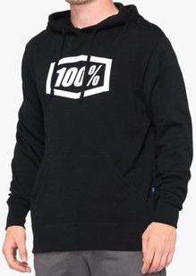 Толстовка 100% ICON Hoodie (Black), L