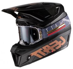 Мотошолом LEATT Helmet Moto 9.5 + Goggle (Carbon), M, M