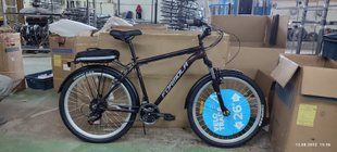 Купить Электровелосипед 26" Formula MAGNUM AM 350 Вт 36 В задн. 10Ач батарея в сумке, 2022 (коричневый) L (170-185 см) с доставкой по Украине