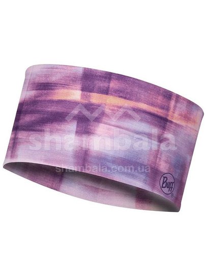 Пов'язка на голову Buff Coolnet UV+ Wide Headband Seary Purple (BU 128746.605.10.00), One Size, Пов'язка на голову, Синтетичний