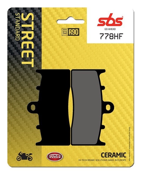 Колодки гальмівні SBS Standard Brake Pads, Ceramic (704HF)
