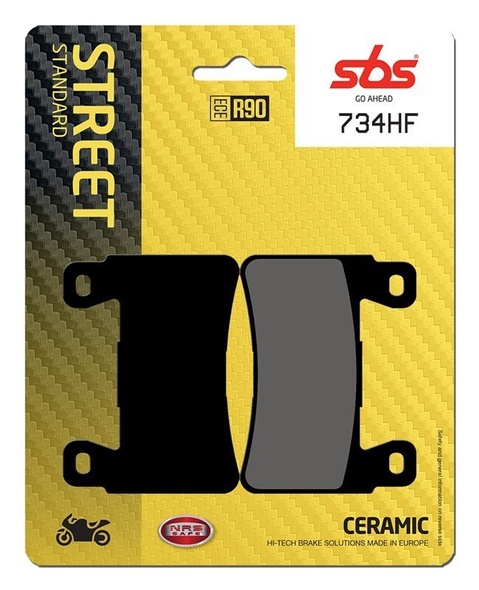 Колодки гальмівні SBS Standard Brake Pads, Ceramic (704HF)