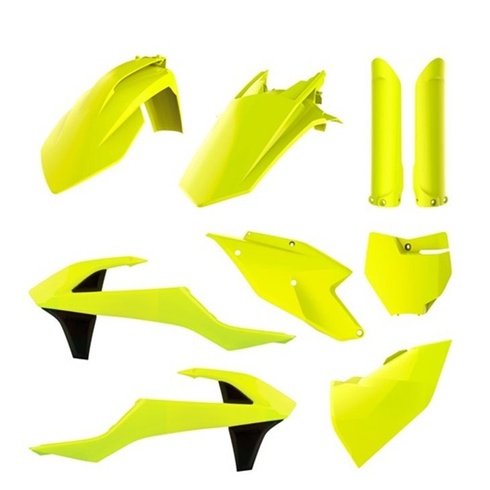 Пластик Polisport MX kit - Kawasaki (16-) (Flo Yellow), Kawasaki