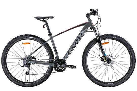 Купити Велосипед гірський 29" Leon TN-80 21" рама 2022, чорно-червоний з доставкою по Україні