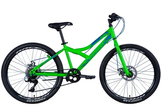 Купить Велосипед ST 24" Discovery FLINT DD 2024 (зелений) с доставкой по Украине