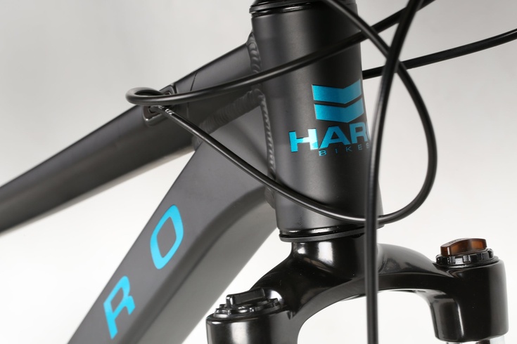 Купити Велосипед гірський Haro Flightline One 2021-23 27.5 Matte Black / Metallic Blue з доставкою по Україні