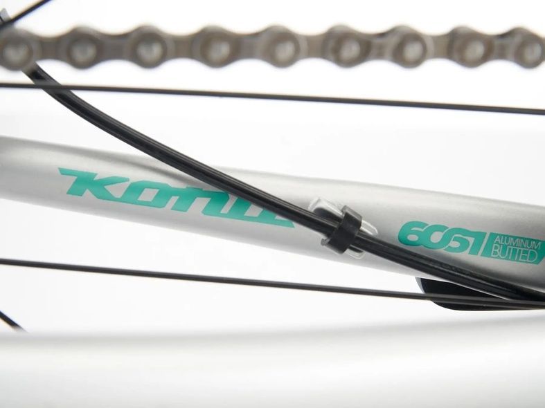 Купить Велосипед гравийный Kona Rove AL 650, 27.5", 2024, Silver, 50 см с доставкой по Украине