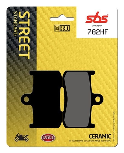 Колодки гальмівні SBS Standard Brake Pads, Ceramic (627HF)