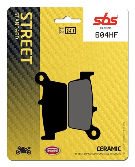 Гальмівні колодки SBS Standard Brake Pads, Ceramic (627HF)