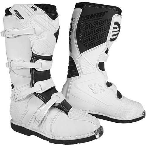 Мотоботы Shot Racing X10 Solid White, 42