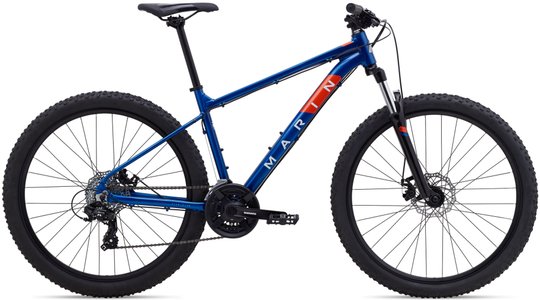 Купить Велосипед 29" Marin BOLINAS RIDGE 1 рама - M 2024 Gloss Blue/Off-White/Roarange с доставкой по Украине