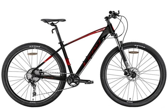 Купити Велосипед 29" Leon TN-60 AM Hydraulic lock out HDD 2022 чорний з червоним м з доставкою по Україні