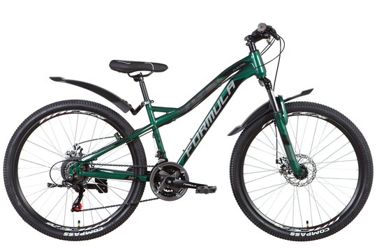 Купити Велосипед 26" Formula ELECTRA AM DD 2022 (темно-зелений) з доставкою по Україні