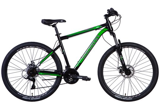 Купити Велосипед 27.5" Discovery TREK 2024 (чорно-зелений) з доставкою по Україні