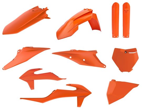 Пластик Polisport MX kit - KTM (19-) (Orange), KTM