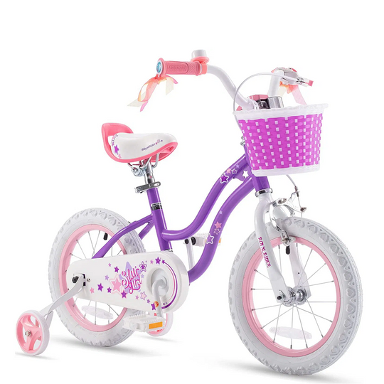 Купити Велосипед RoyalBaby STAR GIRL 14", OFFICIAL UA, пурпурний з доставкою по Україні