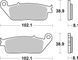 Тормозные колодки SBS Standard Brake Pads, Ceramic (627HF)